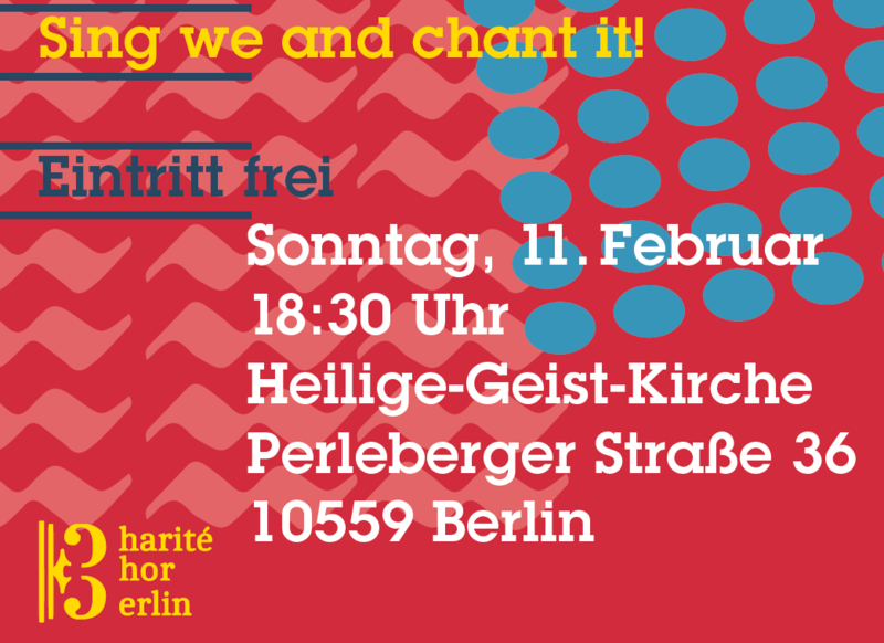 Sing We And Chant It! Chorkonzert des Charité Chor Berlin