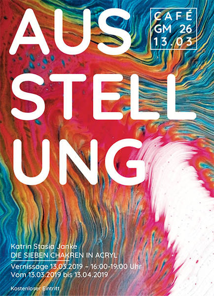 Vernissage - Die sieben Chakren in Acryl 