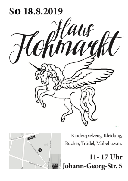 Hausflohmarkt: Johann-Georg-Straße
