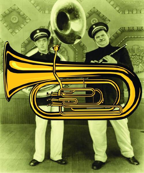 Im Rahmen der Fête de la Musique - Stummfilm und Tuba