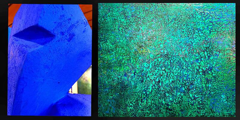 Vernissage "Grün und Blau - Blau und Grün"