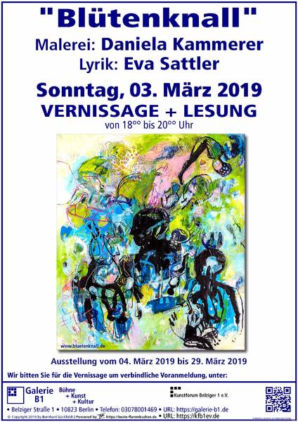 Galerie B1 >Ausstellung "Blütenknall"