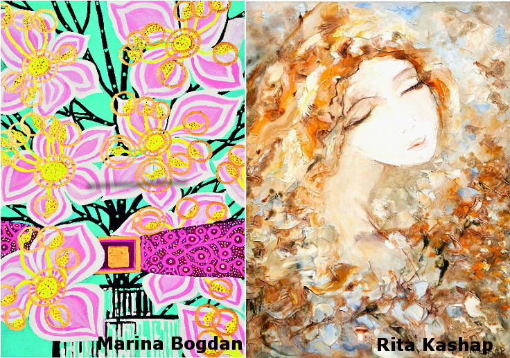 Vernissage Malerie Marina Bogdan und Rita Kashap