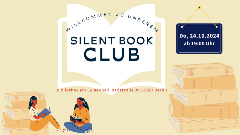 Silent Book Club – Gemeinsam lesen in der Bibliothek