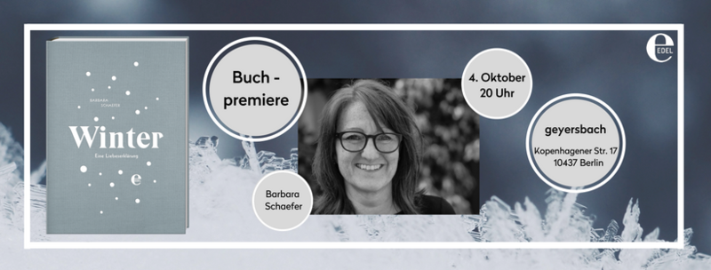 Buchpremiere // Winter: Eine Liebeserklärung // Barbara Schaefer