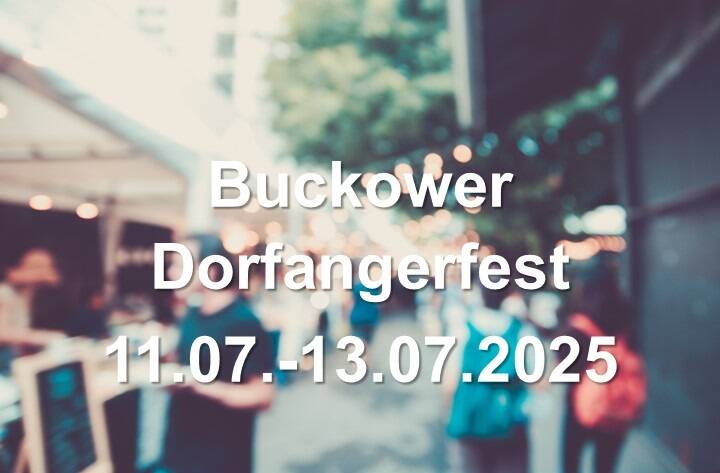Buckower Dorfangerfest 
