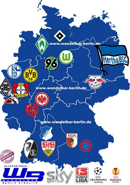Bundesliga in deiner WandelBar der offiziellen Skysportsbar in Berlin