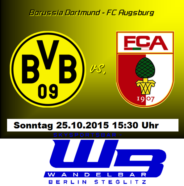BVB vs FC Augsburg Bundesliga Live in der WandelBar
