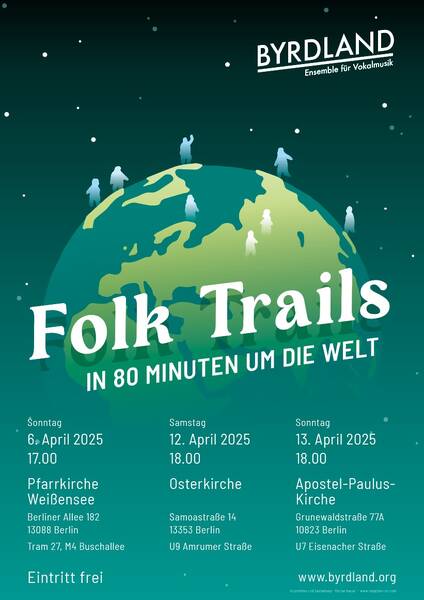 Vokalkonzert "Folk Trails"