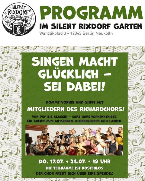 Nachbarschaftssingen mit dem Richardchor