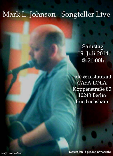 Mark Johnson - Blues, Bluegrass, Folk (Gesang, Gitarre)