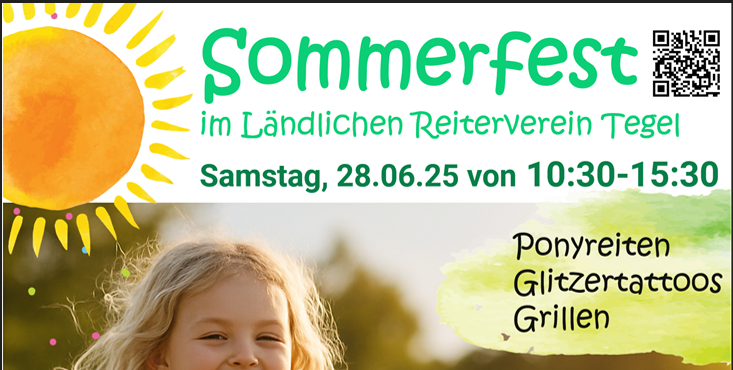 Sommerfest beim LRV Tegel (mit Ponyreiten!)