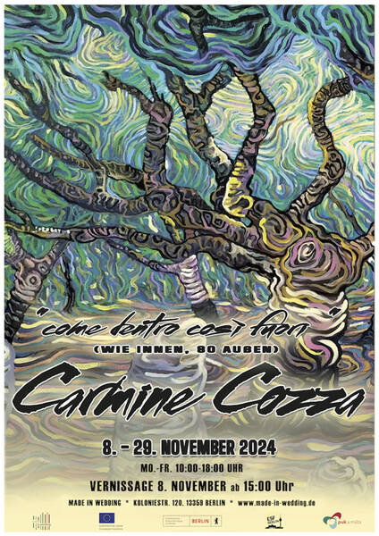 Ausstellung Carmine Cozza – Come dentro così fuori (Wie innen so außen) - Malerei (Mo-Fr)