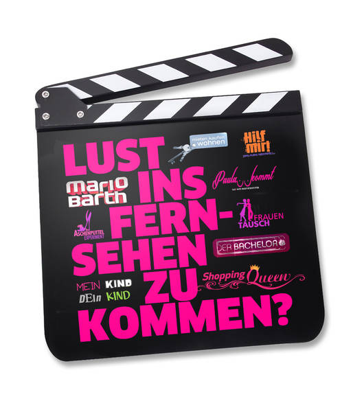 Einladung zum Casting für sämtliche TV Formate 
