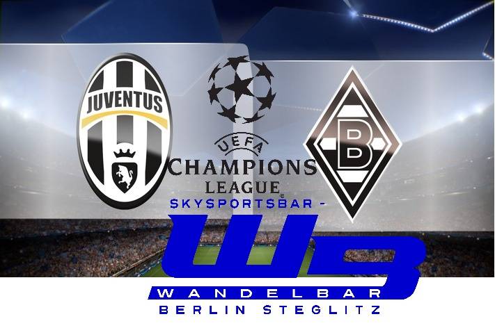 Champions league Juventus Turin vs. Mönchengladbach live auf Großbildleinwände