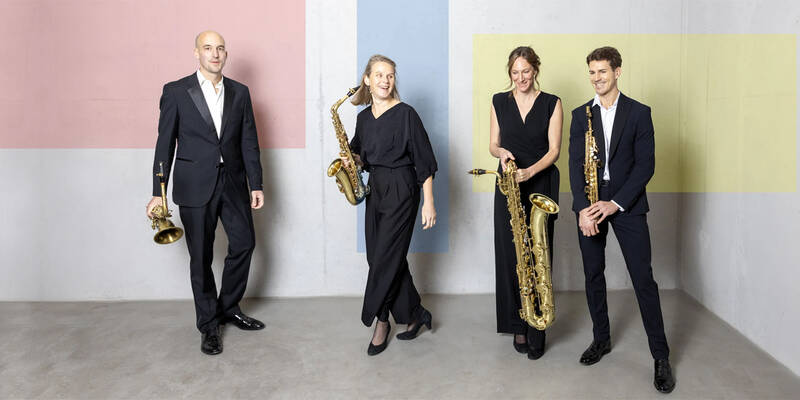 InSpirit: Saxophonquartett clair obscur feat. Sebastian Heindl, Hammondorgel in der Kaiser-Wilhelm-Gedächtniskirche 