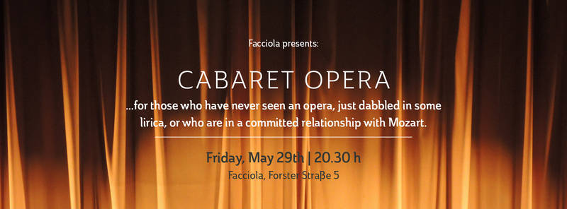Cabaret Opera - Frei Oper Cabaret-Stil!
