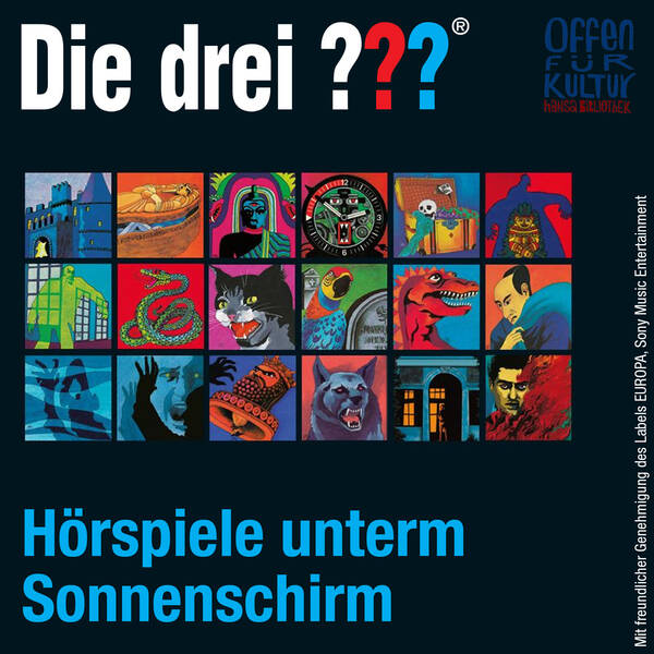 Hörspiele unterm Sonnenschirm: Die drei ???