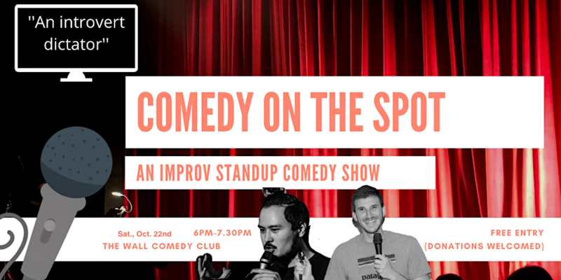 Improvised Stand-Up Comedy Show in English - Comedy on the Spot #19
