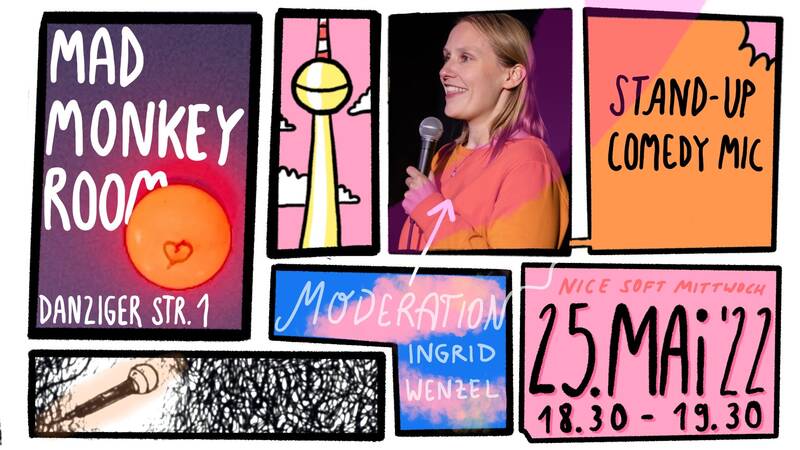 Nice Soft Mittwoch - Stand-up Comedy Mic & Live Cartoons im Prenzlauer Berg Berlin