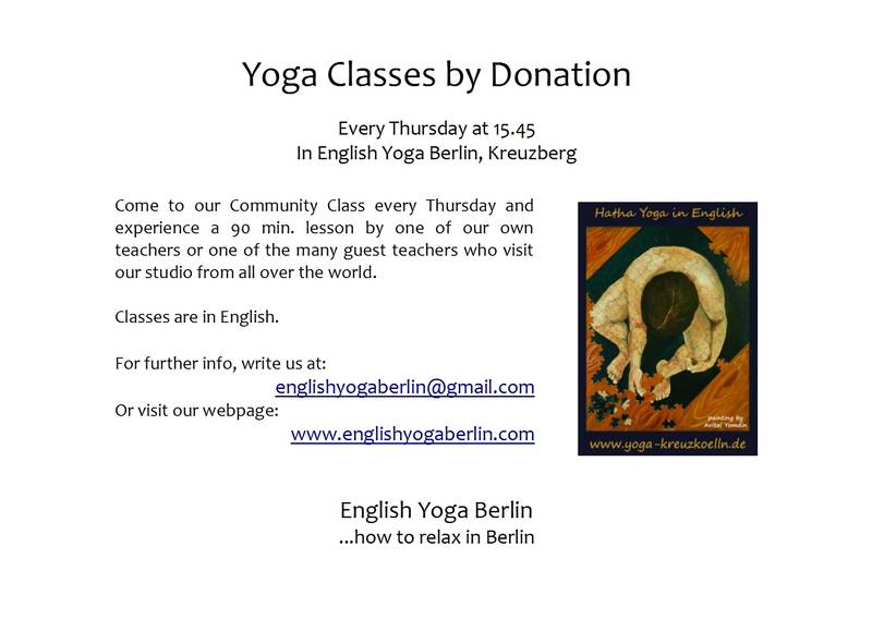 Yoga in English