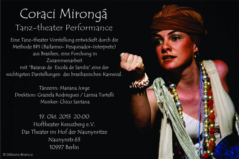 Coraci Mirongá - Tanztheatervorstellung aus Brasilien