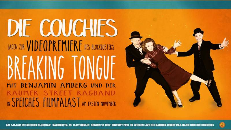 Die Couchies - Videopremiere " Breaking Tongue " und Konzert mit Gästen - Swing - Live in Speiches R&B Kneipe - Eintritt frei