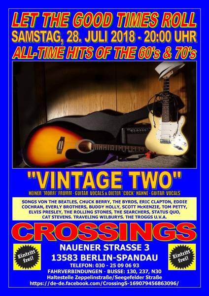 "Vintage Two" - All-Time Hits of the 60's & 70's im "Crossings"