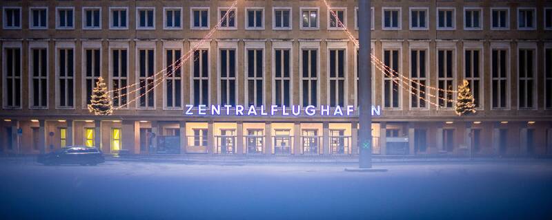 Weihnachten am THF - Großes Weihnachtssingen in der Haupthalle