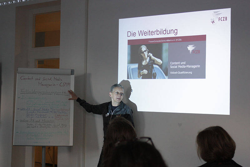 Infotermin: Fortbildung zur Content- und Social-Media-Managerin