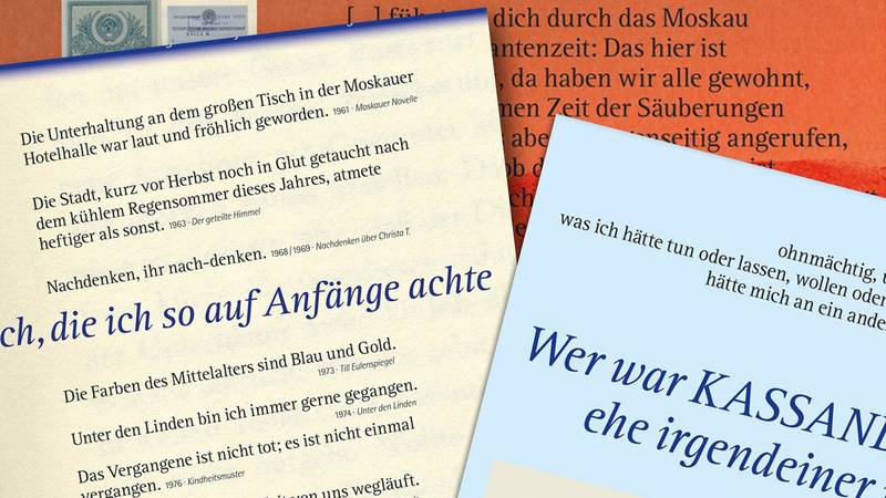 neu Christa Wolf lesen