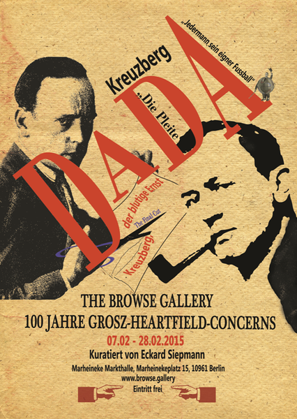 Ausstellung: KreuzbergDada.100 Jahre Grosz-Heartfield-Konzern 1915-1920