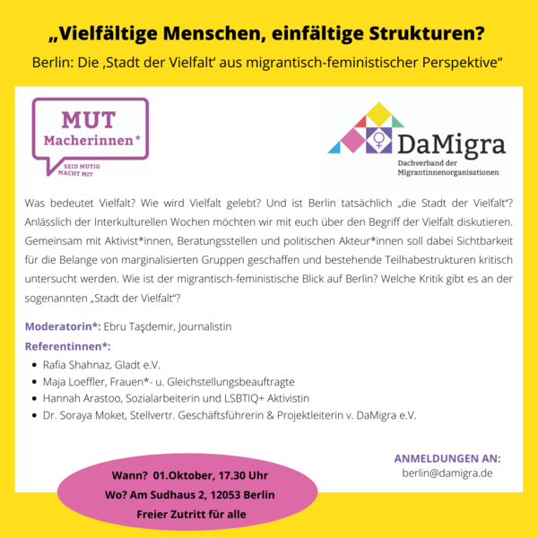Vielfältige Menschen, einfältige Strukturen? Berlin: Die ‚Stadt der Vielfalt‘ aus migrantisch-feministischer Perspektive