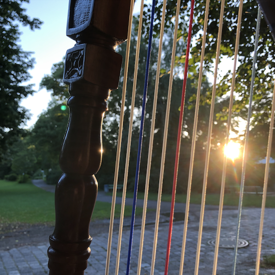 Lateinamerikanische Harfenklänge im Erlenbusch Park (Dahlem) 