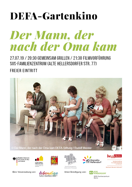 DEFA-Gartenkino: Der Mann, der nach der Oma kam
