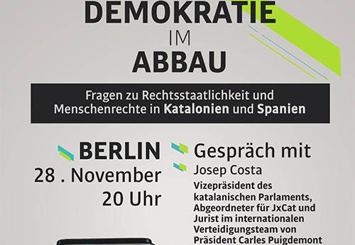 Demokratie im Abbau + Gespräch im Bayblon (Mitte)