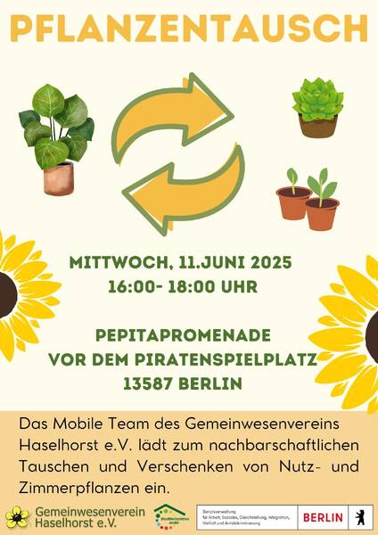 Pflanzentausch in Spandau