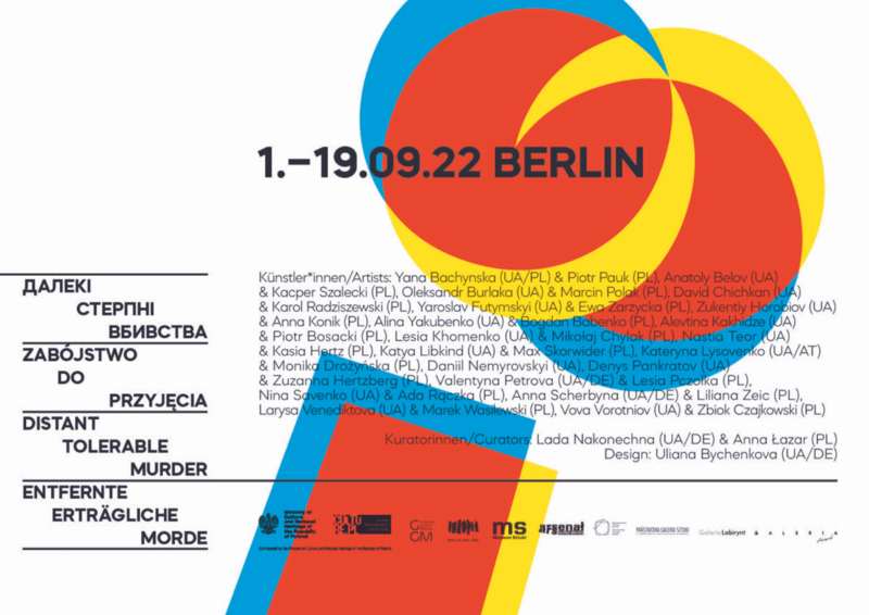 "Entfernte erträgliche Morde" Ukrainisch-Polnische Kunstausstellung an Plakatwänden mitten in Berlin