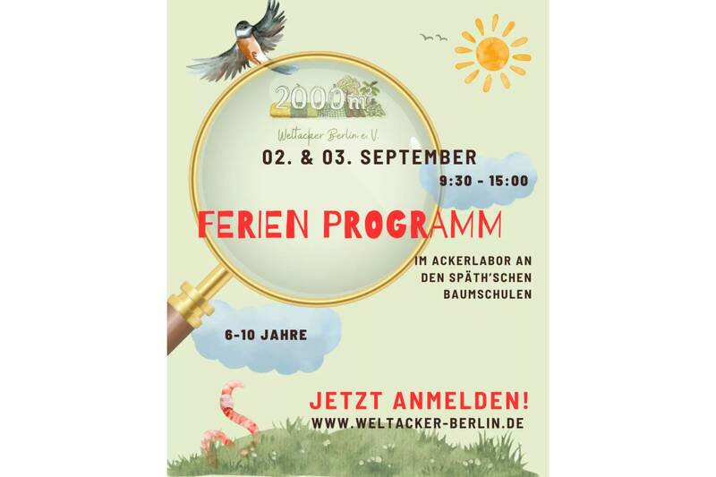 Weltacker - Ferienprogramm