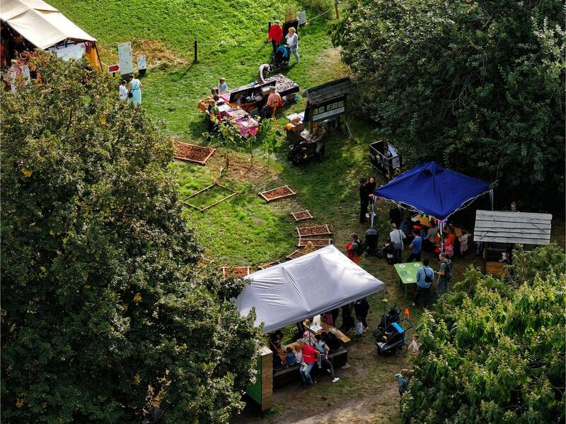 Saisoneröffnung und Pflanzentauschmarkt auf dem Weltacker in Pankow
