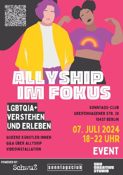 Live-Musik, Kunst & Talks: Allyship und LGBTQIA+ verstehen und erleben