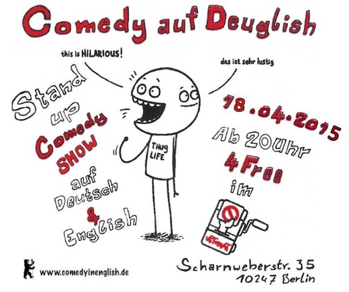 Comedy auf Deuglish _ German/English Comedy Show _ Donations based