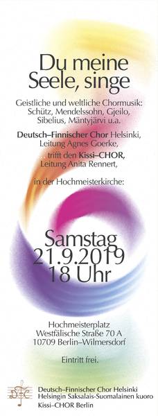 Deutsch-Finnischer Chor in der Hochmeisterkirche – Internationales Konzert