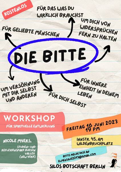 Workshop  - Die Bitte