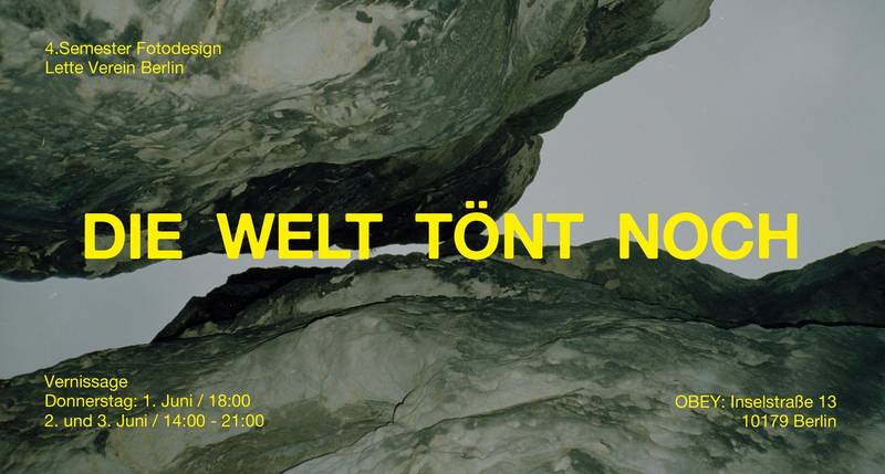 Vernissage - "Die Welt tönt noch" - Gruppenausstellung des 4. Semester Lette- Verein  