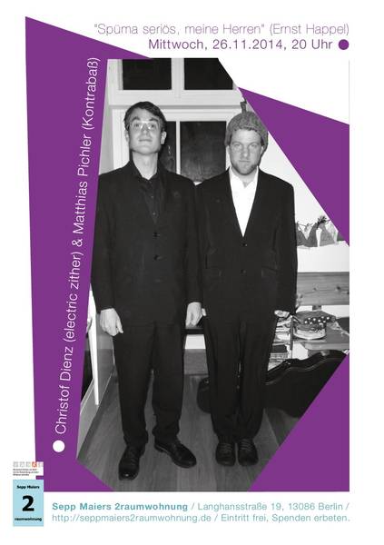 Christof Dienz (electric zither) & Matthias Pichler (Kontrabaß)