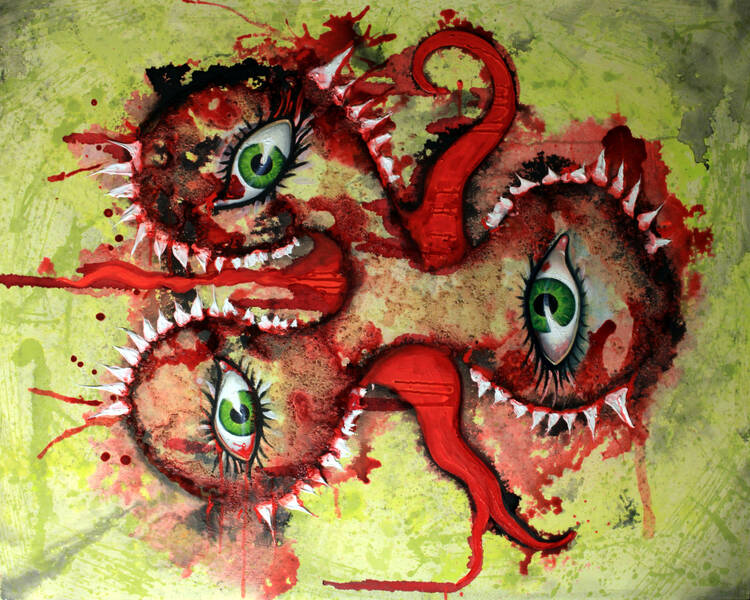 "Aliens" - Kunstausstellung von Dima Miroshnichenko