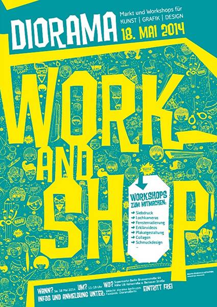 DIORAMA Markt & Workshop "Kunst kaufen und machen" (U8-Bernauer Straße)