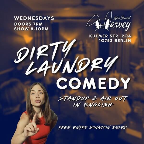 Dirty Laundry Comedy: Standup & Air Out in English Wednesdays in Schöneberg