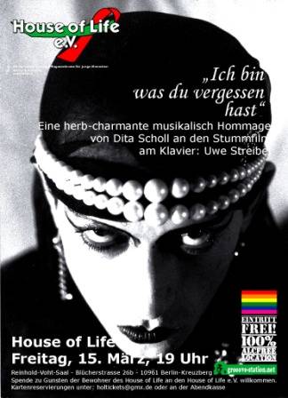 Dieter Rita Scholl im House of Life - Freitag, 15. März, 19.00 Uhr